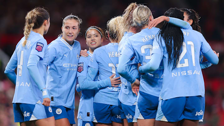 Man City were victorious Man City were victorious