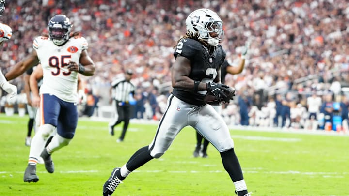 Bet on Ashton Jeanty to go over his rushing yards total against the Chiefs in Week 7 action.