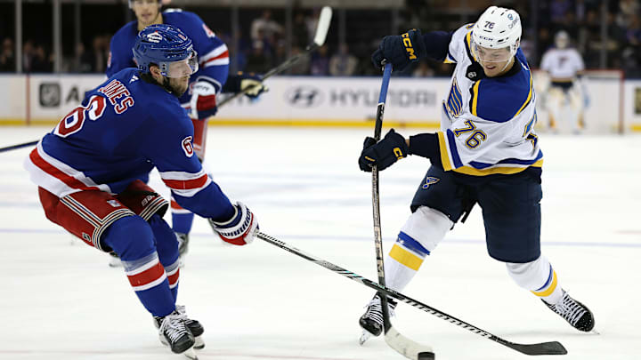 St Louis Blues v New York Rangers