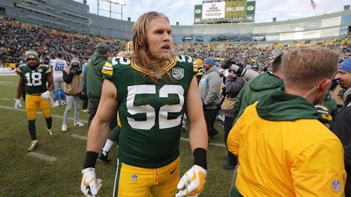 Green Bay Packers outside linebacker Clay Matthews (52) leaves the field after their game Sunday, December 30, 2018 at Lambeau Field in Green Bay, Wis. The Detroit Lions beat the Green Bay Packers 31-0.