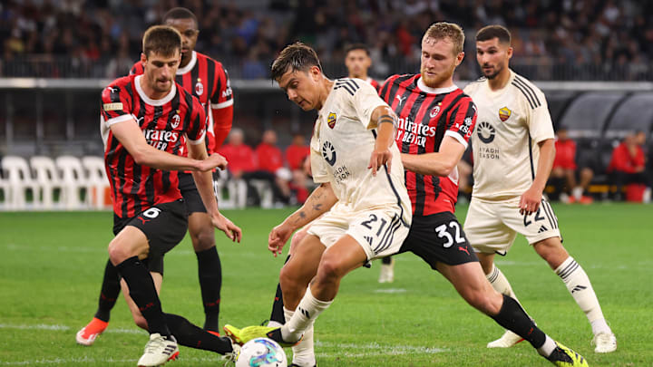 Milan x Roma se enfrentam pela Serie A Italiana