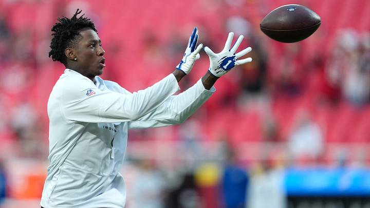 Sep 20, 2026; Kansas City, Missouri, USA; Indianapolis Colts cornerback Sauce Gardner (1) warms up prior to the game against the Kansas City Chiefs at GEHA Field at Arrowhead Stadium. Mandatory Credit: Jay Biggerstaff-Imagn Images Sep 20, 2026; Kansas City, Missouri, USA; Indianapolis Colts cornerback Sauce Gardner (1) warms up prior to the game against the Kansas City Chiefs at GEHA Field at Arrowhead Stadium. Mandatory Credit: Jay Biggerstaff-Imagn Images
