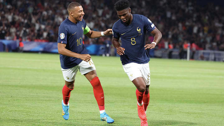 Tchouaméni fez um gol para Les Bleus