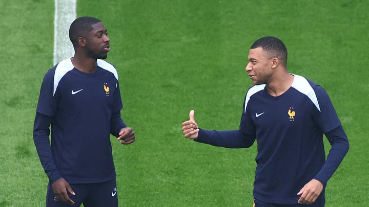 Dembelé y Mbappé, las principales figuras en la lista de Francia para la Copa del Mundo. Dembelé y Mbappé, las principales figuras en la lista de Francia para la Copa del Mundo.