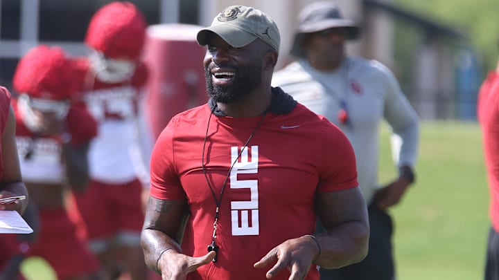 Oklahoma cornerbacks coach Jay Valai