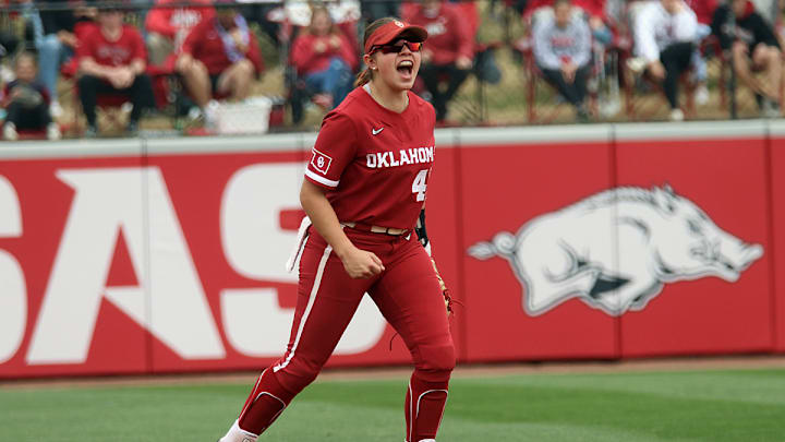 Oklahoma shortstop Gabbie Garcia Oklahoma shortstop Gabbie Garcia