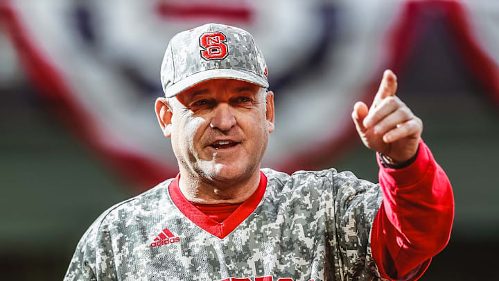 NC State head coach Elliott Avent before a game. 