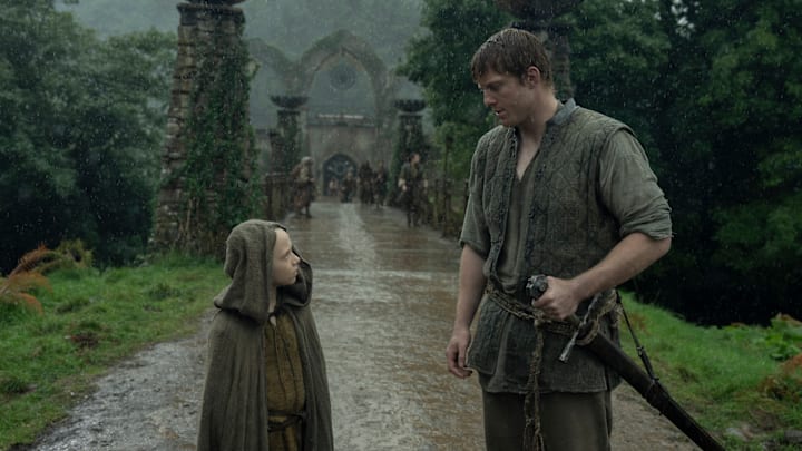 Dexter Sol Ansell (Egg) and Peter Claffey (Dunk) in A Knight of the Seven Kingdoms.