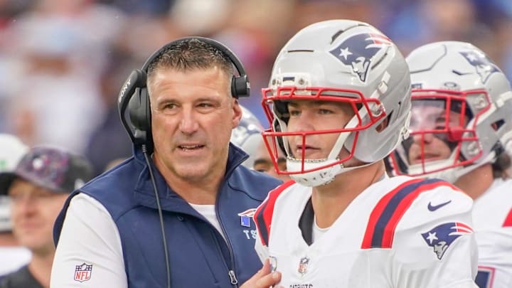 Mike Vrabel says he knew Drake Maye was the real deal before he took the Patriots job last offseason.