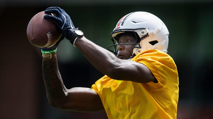 After a productive sophomore season, this 6-foot-3 wideout hit the transfer portal to join a new SEC program as the nation's No. 1-ranked transfer portal receiver.