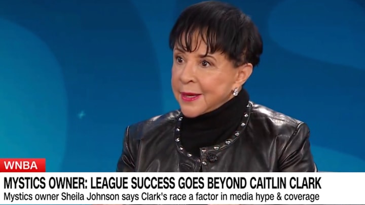 Mystics owner Sheila Johnson on CNN.