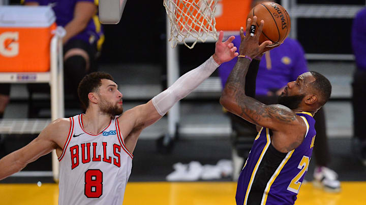 Zach Lavine, LeBron James