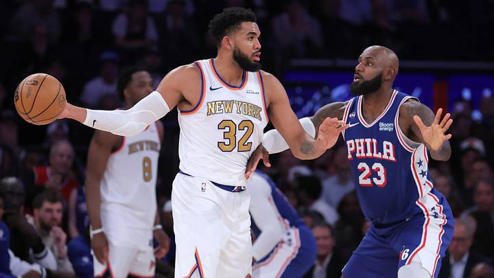 The Knicks' use of KAT on Tuesday said a lot. The Knicks' use of KAT on Tuesday said a lot.