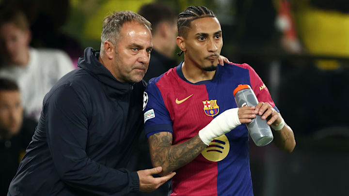 Raphinha é um dos principais nomes do Barcelona de Hansi Flick