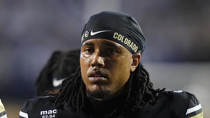 Sep 20, 2025; Boulder, Colorado, USA; Colorado Buffaloes quarterback Kaidon Salter (3) before the game against the Wyoming Cowboys at Folsom Field. Mandatory Credit: Ron Chenoy-Imagn Images