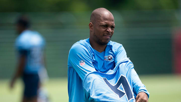 Tennessee Titans wide receiver Tyler Lockett heads for the locker room after mandatory Titans Minicamp.