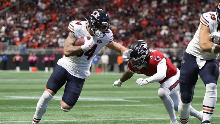 Chicago Bears tight end Colston Loveland is a solid prop target in Week 7. Chicago Bears tight end Colston Loveland is a solid prop target in Week 7.