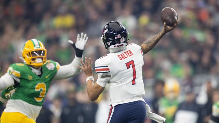 Former Liberty quarterback Kaidon Salter committed to Colorado on Wednesday.