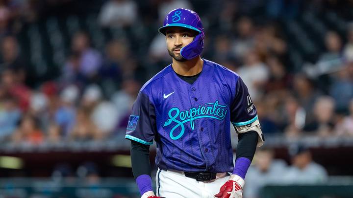 Jun 19, 2026; Phoenix, Arizona, USA; Arizona Diamondbacks outfielder Jordan Lawlar against the Minnesota Twins at Chase Field. Mandatory Credit: Mark J. Rebilas-Imagn Images Jun 19, 2026; Phoenix, Arizona, USA; Arizona Diamondbacks outfielder Jordan Lawlar against the Minnesota Twins at Chase Field. Mandatory Credit: Mark J. Rebilas-Imagn Images