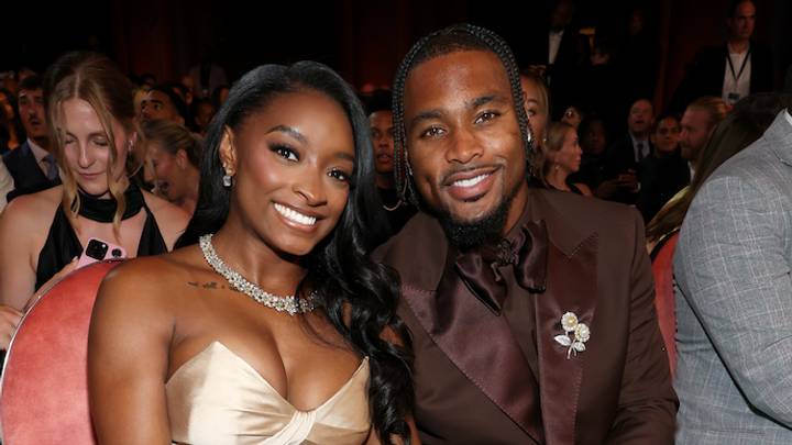 Simone Biles and Jonathan Owens