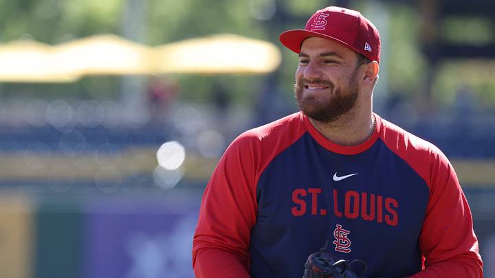 Sep 24, 2026; Pittsburgh, Pennsylvania, USA; St. Louis Cardinals catcher Pedro Pages (43) reacts on the field before the game against the Pittsburgh Pirates at PNC Park. Mandatory Credit: Charles LeClaire-Imagn Images Sep 24, 2026; Pittsburgh, Pennsylvania, USA; St. Louis Cardinals catcher Pedro Pages (43) reacts on the field before the game against the Pittsburgh Pirates at PNC Park. Mandatory Credit: Charles LeClaire-Imagn Images