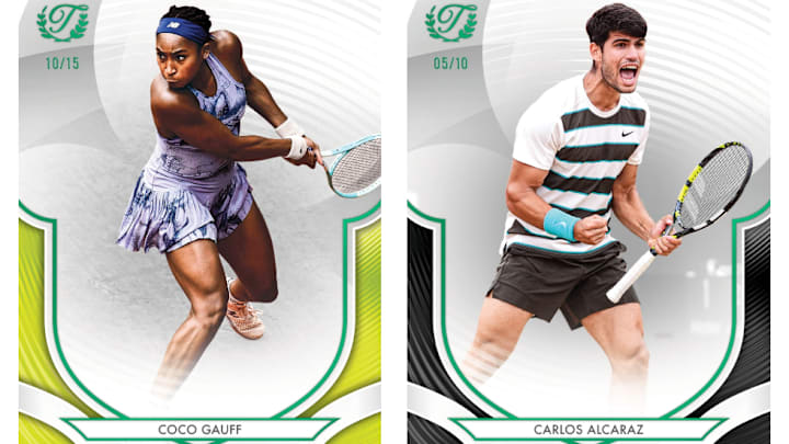 2025 Topps Triumphant Tennis delivers an elevated rip for both hardcore collectors and tennis fans alike.