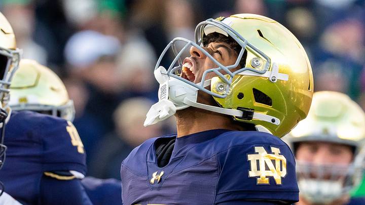 Notre Dame Fighting Irish cornerback Leonard Moore Notre Dame Fighting Irish cornerback Leonard Moore