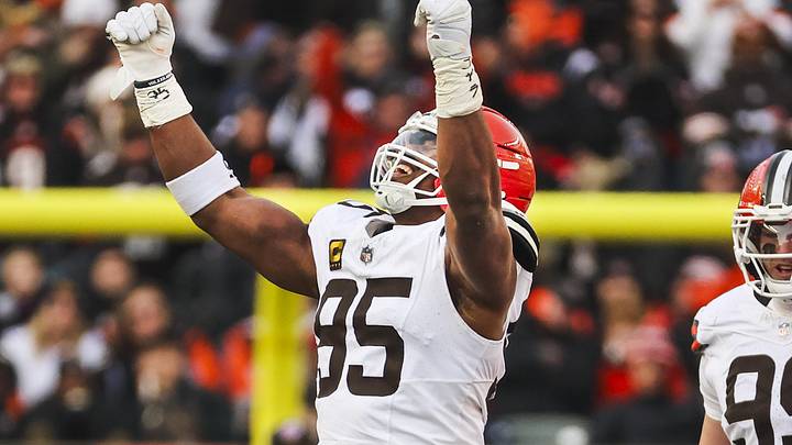 Cleveland Browns defensive end Myles Garrett
