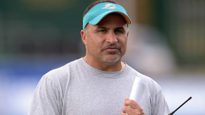 Miami Dolphins assistant special teams coach Marwan Maalouf at practice at Allianz Park in advance of the NFL International Series game between the Miami Dolphins and the Oakland Raiders.