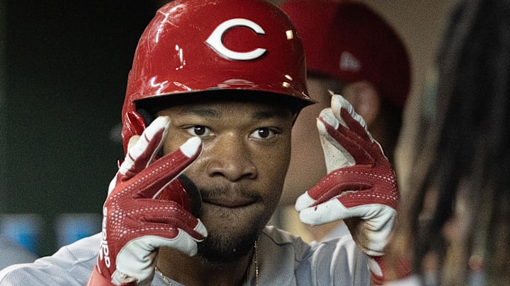 Cincinnati Reds right fielder Will Benson (30) 