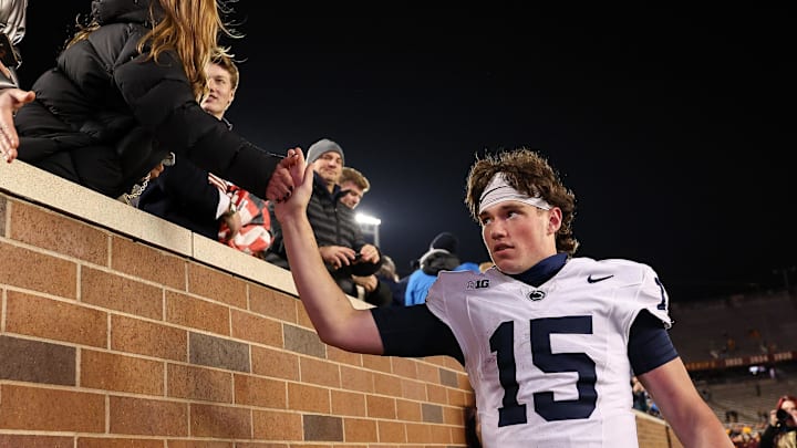 Penn State Nittany Lions quarterback Drew Allar (15)