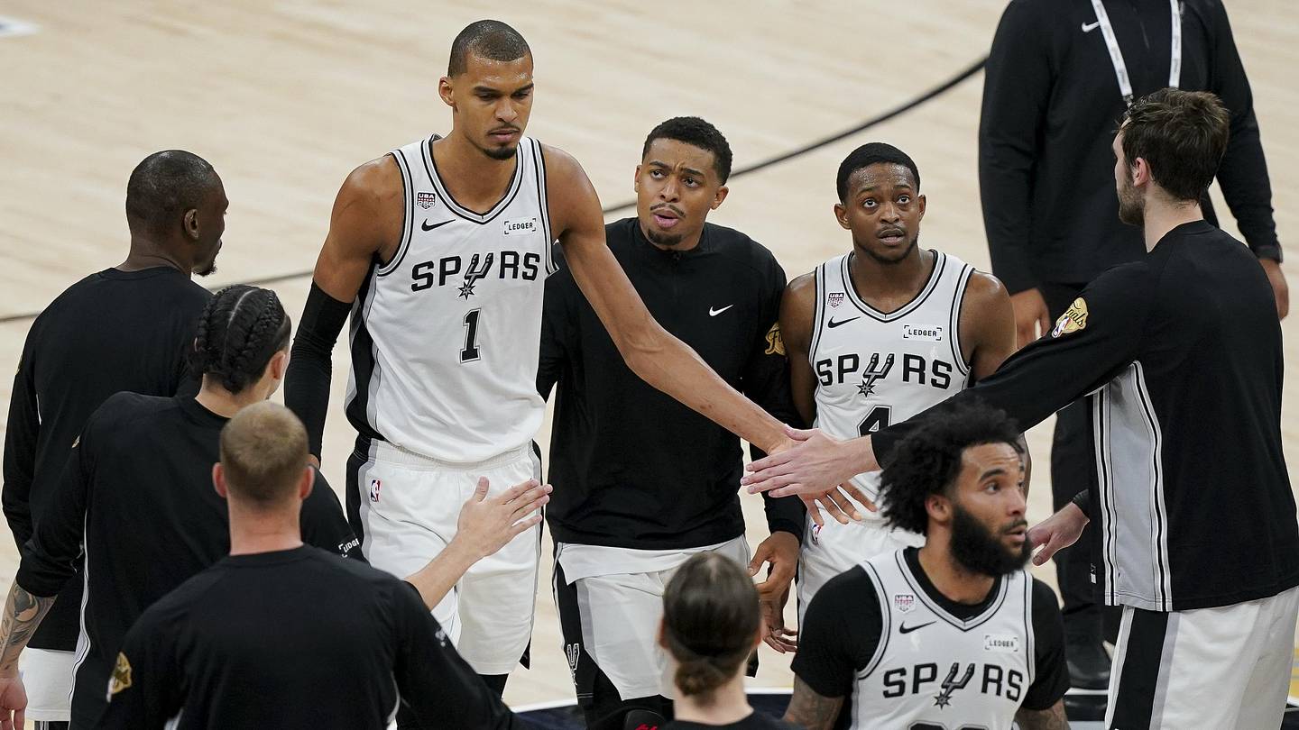 Wembanyama is eligible to sign his rookie extension with the Spurs over the summer.