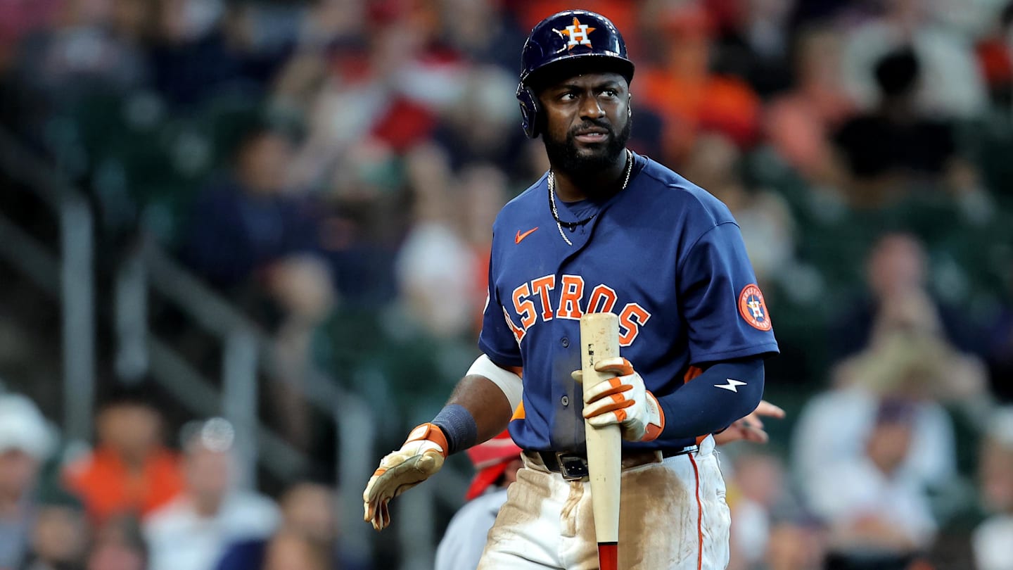 Astros Outfielder Taylor Trammell Leaves Guardians Game with Injury