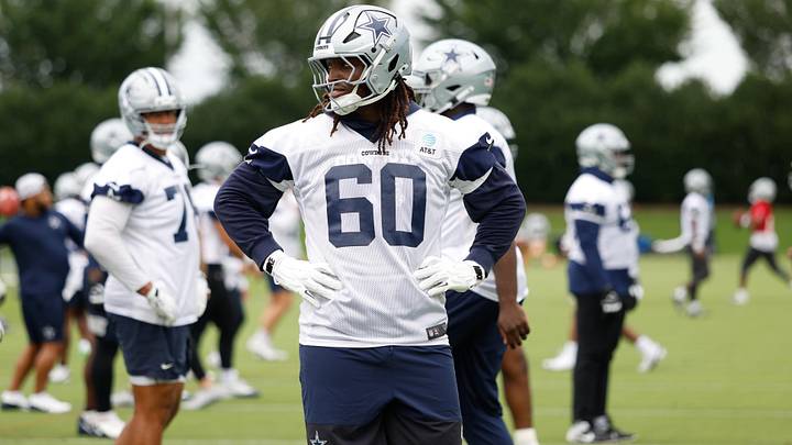 Dallas Cowboys offensive tackle Tyler Guyton.