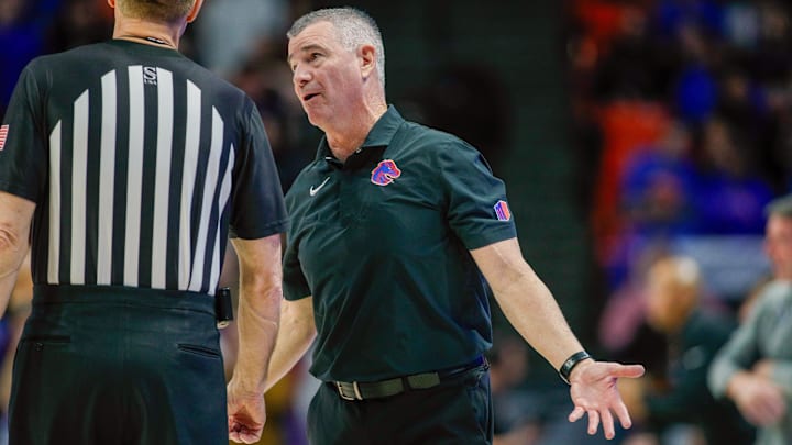 Boise State Broncos head coach Leon Rice. Boise State Broncos head coach Leon Rice.