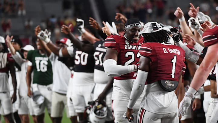 The University of South Carolina Spring football game took place at William-Brice Stadium on April 24, 2024. The players react to the end of the game.