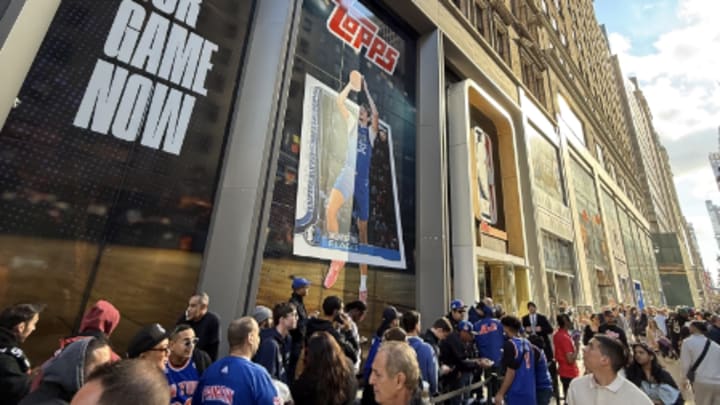 The NBA Store in NYC was the site of a massive collector turnout for 2025-26 Topps Basketball.