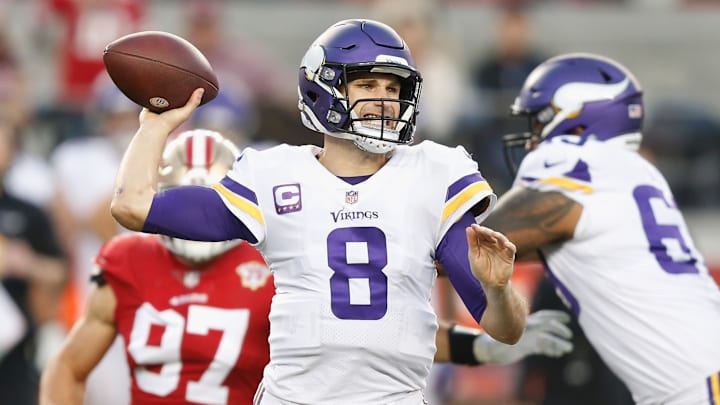 Minnesota Vikings quarterback Kirk Cousins (8)