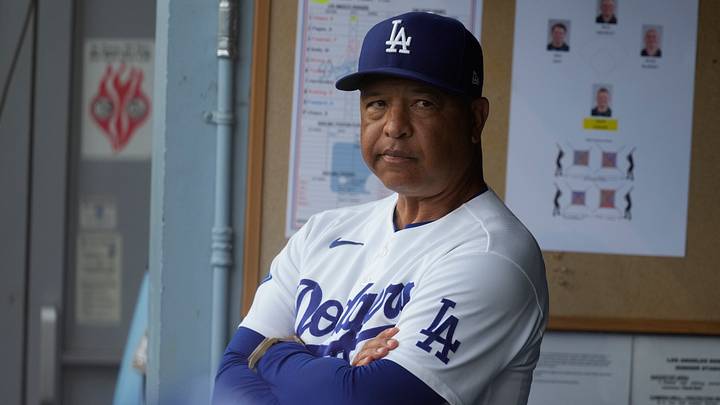 Jul 3, 2026; Los Angeles, California, USA; Los Angeles Dodgers manager Dave Roberts (30) stands in the dugout prior to a game against the San Diego Padres at Dodger Stadium. Mandatory Credit: Jon Endow-Imagn Images Jul 3, 2026; Los Angeles, California, USA; Los Angeles Dodgers manager Dave Roberts (30) stands in the dugout prior to a game against the San Diego Padres at Dodger Stadium. Mandatory Credit: Jon Endow-Imagn Images