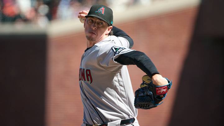 Aug 29, 2026; San Francisco, California, USA; Arizona Diamondbacks pitcher Taylor Clarke (45) throws a pitch against the San Francisco Giants during the eighth inning at Oracle Park. Mandatory Credit: Robert Edwards-Imagn Images Aug 29, 2026; San Francisco, California, USA; Arizona Diamondbacks pitcher Taylor Clarke (45) throws a pitch against the San Francisco Giants during the eighth inning at Oracle Park. Mandatory Credit: Robert Edwards-Imagn Images