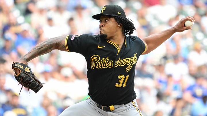 Aug 6, 2026; Milwaukee, Wisconsin, USA; Pittsburgh Pirates pitcher Gregory Soto (31) throws a pitch in the fifth inning against the Milwaukee Brewers at American Family Field. Mandatory Credit: Benny Sieu-Imagn Images Aug 6, 2026; Milwaukee, Wisconsin, USA; Pittsburgh Pirates pitcher Gregory Soto (31) throws a pitch in the fifth inning against the Milwaukee Brewers at American Family Field. Mandatory Credit: Benny Sieu-Imagn Images