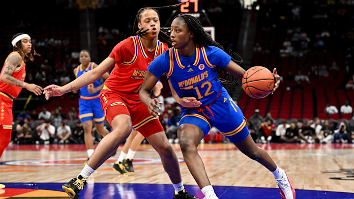 South Carolina basketball commitment Joyce Edwards at the McDonald's All-American Game