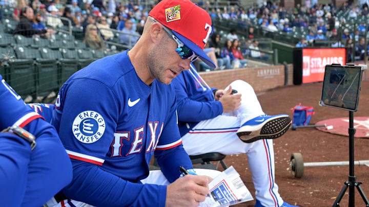 Texas Rangers manager Skip Schumaker.