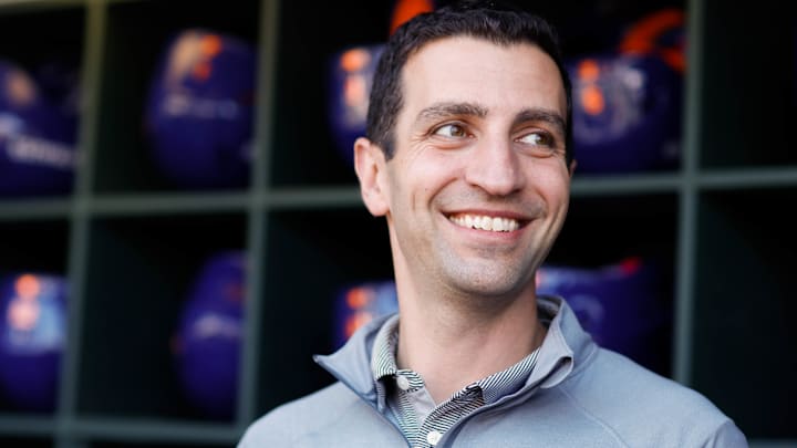 New York Mets president of baseball operations David Stearns. New York Mets president of baseball operations David Stearns.