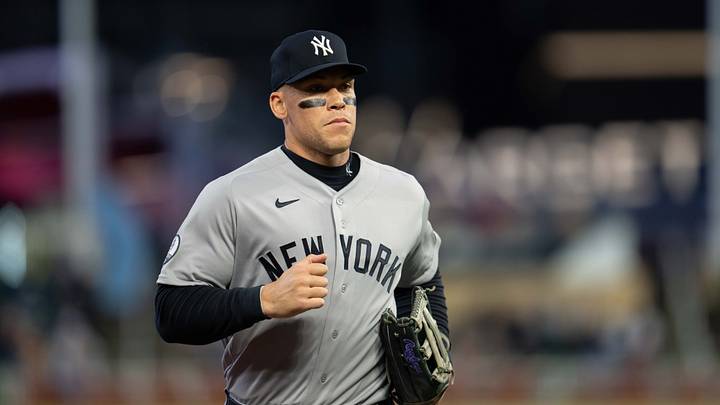 New York Yankees right fielder Aaron Judge. New York Yankees right fielder Aaron Judge.