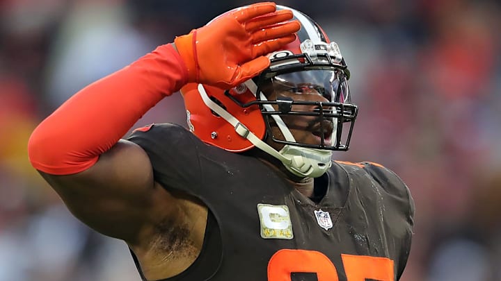 The Atlanta Falcons have been connected to Cleveland Browns defensive end Myles Garrett by NFL insider Jeff Howe.