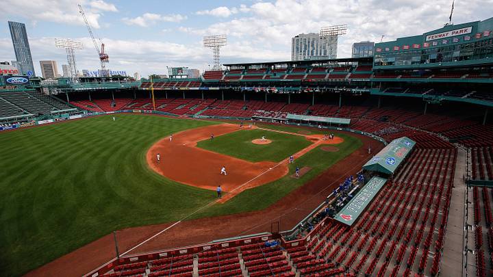 Sep 6, 2020; Boston, Massachusetts, USA; An empty Fenway Park is seen during the game between the Boston Red Sox and the Toronto Blue Jays. Mandatory Credit: Winslow Townson-USA TODAY Sports Sep 6, 2020; Boston, Massachusetts, USA; An empty Fenway Park is seen during the game between the Boston Red Sox and the Toronto Blue Jays. Mandatory Credit: Winslow Townson-USA TODAY Sports