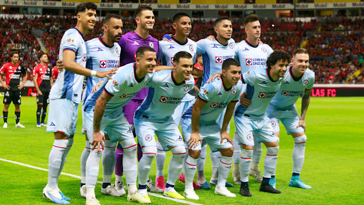 El once titular de Cruz Azul frente al Atlas.