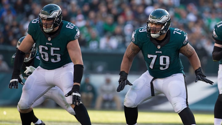 Lane Johnson, Brandon Brooks, Philadelphia Eagles