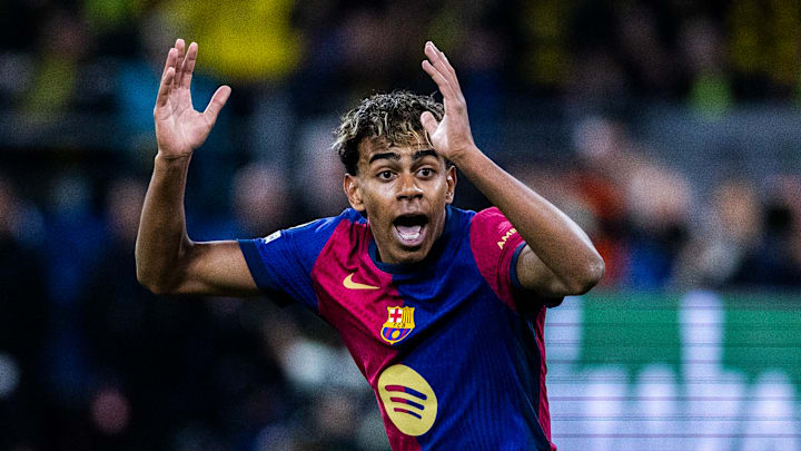 Lamine Yamal espère porter le Barça jusqu'en finale de LDC.